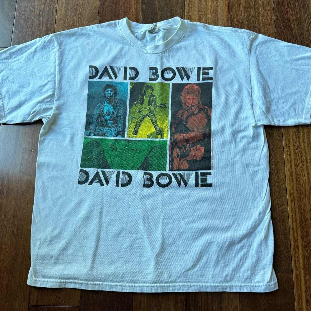 DAVID BOWIE Cotton Men's Tee XL NEW!